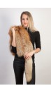 Golden fox fur scarf-collar-stole